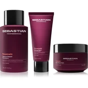 Sebastian Professional Penetraitt Bundle set za poškodovane in kemično obdelane lase 3 kos