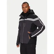 CMP MAN JACKET ZIP HOOD, muška skijaška jakna, crna 34W4687