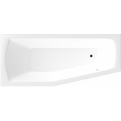 Kad OPAVA, 170 x 70 x 39 cm brez podpornih nog, leva/bela - Bela - 170.00 - 24 - 39.00 - ABS/akrilat - Namestitev na tla - Nesimetrična - Aqualine - AQUALINE BATHTUBS - 70.00 - 170x70x39 cm - 170.00