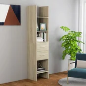 Ormaric za knjige boja hrasta 40x35x180 cm konstruirano drvo