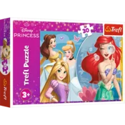 Slagalica - 30 dijelova - Prekrasan dan s princezama - Disney princeza Trefl 18308