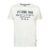 Petrol Industries Majica temno modra / bela