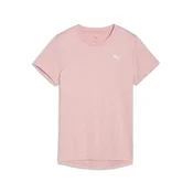 PUMA TAD ESSENTIALS Heather Tee Women, Clothing, Rosy Outlook Heather, L