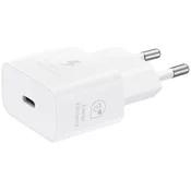 Polnilnik Samsung EP-T2510EWE USB-C 25W potovalni polnilec bel (OOB pakiranje) (GP-PTU022HEIWQ)