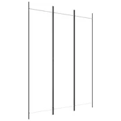 Vidaxl Paravan 3-delni bel 150x200 cm blago