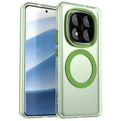 GS Ovitek za Xiaomi Redmi Note 14 Pro 5G/Poco X7 5G, Fusion Hybrid, za MagSafe, zelen