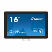 iiyama touchscreen monitor ProLite TF1615MC-B1 - 39.5 cm (15.6) - 1920 x 1080 Full HD