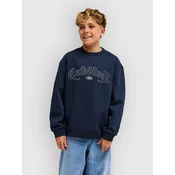 Quiksilver Graphic Crew Oversized Kids Sweater dark navy