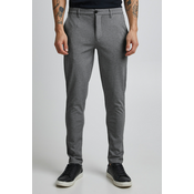 !Solid Chino hlače DAVE  BARRO, siva