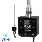 Wifi ogrevalna kartuša za sušenje brisač za radiator z digitalnim termostatom 400W črna