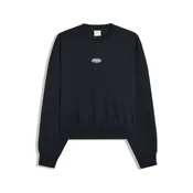 Bershka Majica nočno modra / bela