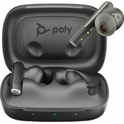 Poly Voyager Free 60 UC Carbon Black Earbuds +BT700 USB-C Adapter +Basic Charge Case 7Y8H4AA