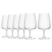 Set of 4 water glasses, crystalline glass, 330 ml, Modern - Krosno