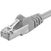 Premiumcord Povezovalni kabel CAT 6a S-FTP,RJ45-RJ45,LSOH, AWG 26/7 1,5 m siva