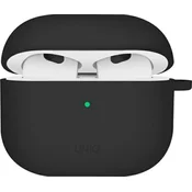 Ovitek UNIQ ovitek Nexo za AirPods 4 + silikonski ušesni kavelj črni (UNIQ-AIRPODS(2024)-NEXOBLK)