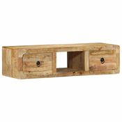Zidni TV ormaric 100x32x25 cm puno drvo grubo mango