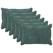 vidaXL Prevleka za blazino 6 kos HOUTEN Morsko modra 30 x 50 cm
