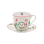 Porcelain cup and saucer, 400 ml, READY FOR CHRISTMAS collection - N
