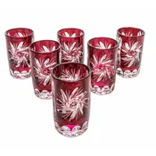 Marika Kozarci za vodko iz rubinastega kristala 30 ml Olive Grinder
