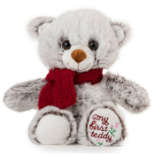Plišana igračka Amek Toys - Medo s šalom, 28 ?m