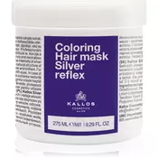 Kallos Cosmetics Silver Reflex maska za nevtralizacijo sivih in blond las 275 ml