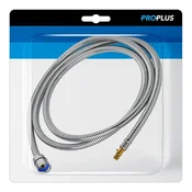 Northio Cev za prho, kovinska, 1,5 m, vrtljivi adapter 3/8 na 1/2