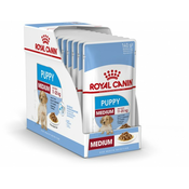ROYAL CANIN Vlažna hrana u kesici za štence srednjih rasa Medium Puppy 10x140gr