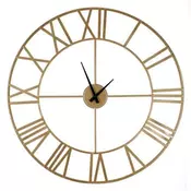 Autronic Stenska ura Metal wall clock, gold color (FA5016)