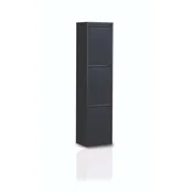 HANAH HOME Višenamenska samostojeca polica Doplo 3 Black