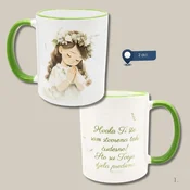 Personalizirana šalica s prigodnim motivom – poklon za Prvu Pricest ili Krizmu