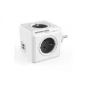 Allocacoc PowerCube Original USB 4xSchuco+2USB-5V/2.1A, siva, 1202GY/DEOUPC