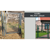 VRATA VRTNA BUILDER FENCE 100X150 CM STANDARD - ANTRACIT