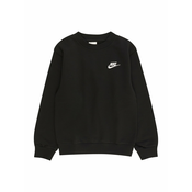 Nike Sportswear Sweater majica, crna / bijela