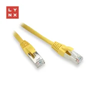 LYNX FTP povezovalni kabel Cat5e PVC, CCA, 3 m, rumen