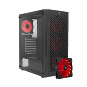 WHITE SHARK Bullet Crno Kucište + 4 x Impulse Ventilatora