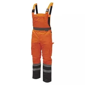 DEDRA Delovna obleka velikost S, oranžna BH80SO2-S Farba: Oranžová, Veľkosť: S.