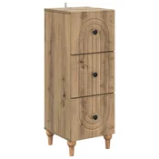 Vidaxl Predalna omara Artisan hrast 33 x 34,5 x 90 cm Inženirski les