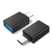 slomart Adapter OTG Maclean USB-A na USB-C, črn (MCE470)