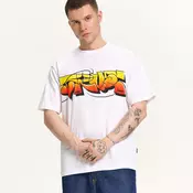 Cropp - Bela majica s potiskom - bela