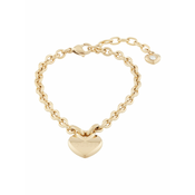 GUESS Zapestnica HEART zlata