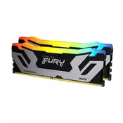 KINGSTON CUDIMM DDR5 48GB 2x24GB kit 8400MT/s KF584CU40RSK2-48 FURY Renegade Silver RGB XMP