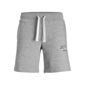 JACK & JONES Hlače JPSTAndy siva/črna/bela