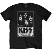 Kiss Majica Tonight Unisex Black M