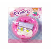 Lean-toys Set za dojenčka igračo, kahlica, steklenička in pleničke