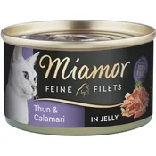 Miamor Feine Filets 100 g - Bela tuna & kalamari v želeju