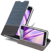 Cadorabo Cadorabo Case, združljiv z Nokia v temno modri črni barvi - zaščitni pokrov z magnetnim zapiranjem, stoječo funkcijo in režo za kartico, (20565498)