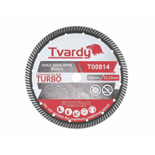 Tvardy Diamantna rezalna plošča Turbo 230x10x22,23 mm za ploščice in kamen T00814
