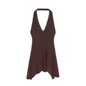 Pull&Bear Poletna obleka rjava
