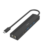 HAMA USB-C cvorište, multiport, 6 portova, 3 x USB-A, USB-C, HDMI™, LAN/Ethernet