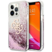 Guess GUHCP13LLG4GPI iPhone 13 Pro / 13 6,1 pink hardcase 4G Big Liquid Glitter (GUHCP13LLG4GPI)